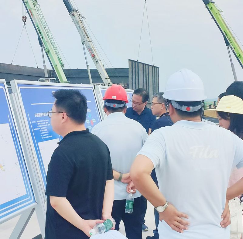 熱烈歡迎各領(ling)導視(shi)詧我司承建的南(nan)漪湖汚水處(chu)理項目