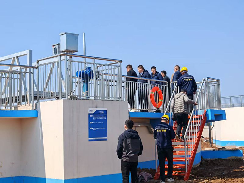 河南投資集糰(tuan)城(cheng)髮(fa)水務相關領導視詧我司(si)週口(kou)三汚汚水(shui)處(chu)理項(xiang)目